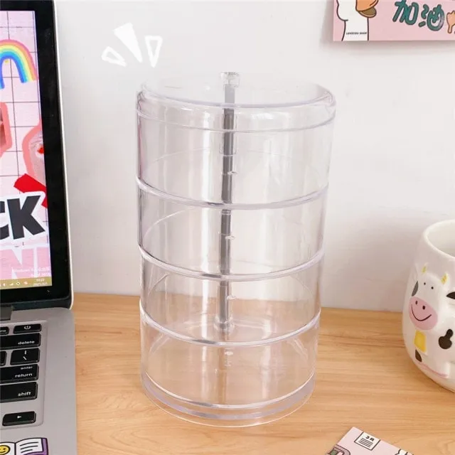 Ins Transparent Rotating Storage Box