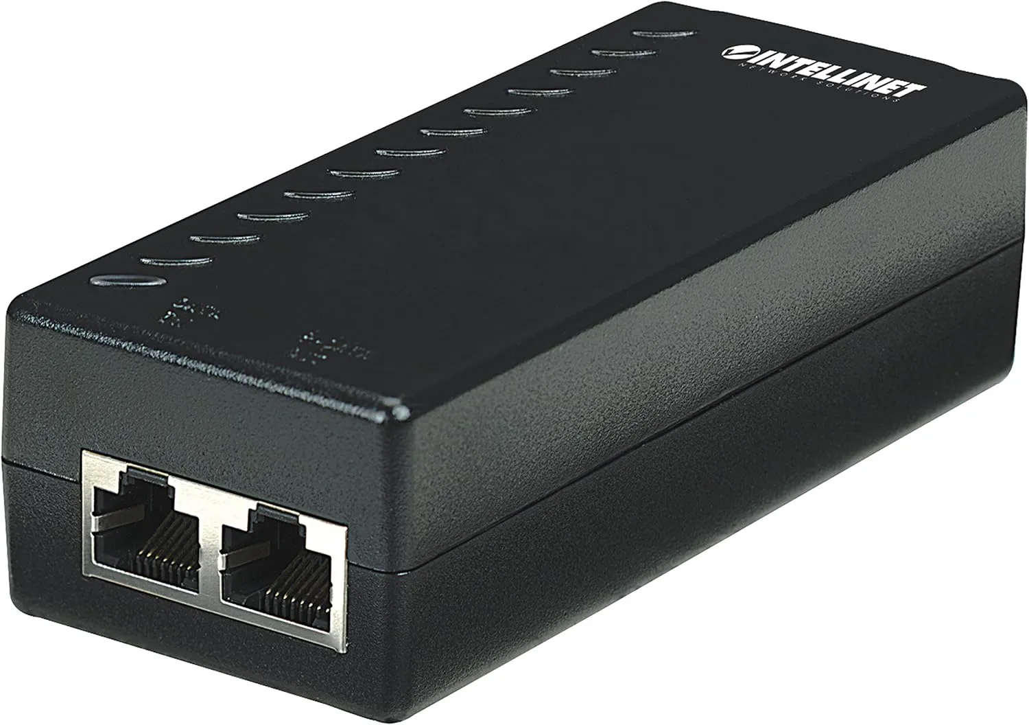 Intellinet PoE Injector - Converts Non-PoE to PoE Connections - Use CAT5 Ethernet Cable with RJ45 to Provide Both Power and Data – Supplies 15.4W up to 100 M (328 ft) Black 524179