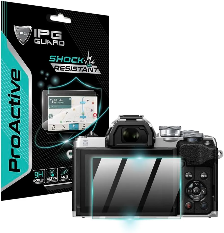 IPG ProActive made for Olympus OM-1 Mark II / OM-D E-M10 Mark IV Camera Display (2 Units) 9H Hardness Screen Protector Nano Ceramic Film Ultra Responsive High Clarity Anti Scratch Smudge & Shock (OM-D E-M10 Mark IV)