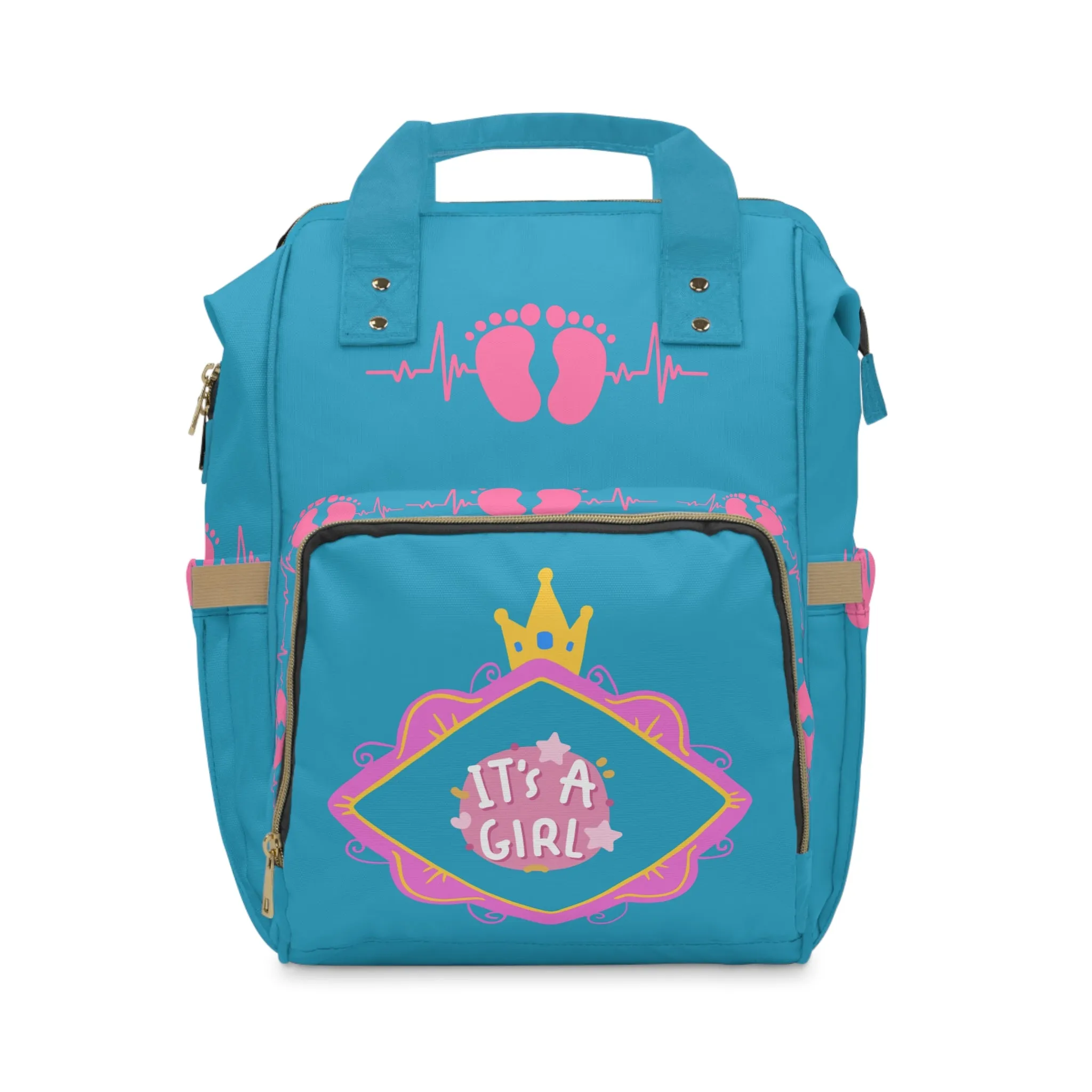 It's A Girl Multifunctional Diaper Backpack #IAG2