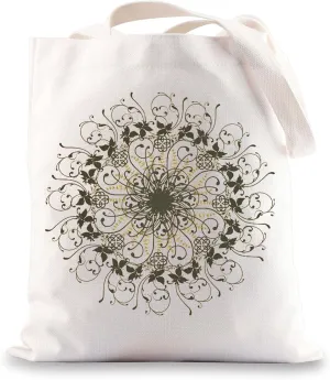 JNIAP Mandala Tote Bag Mandala Gifts For Women Mandala Spiritual Gifts Meditation Gifts Sacred Geometry Shoulder Bag