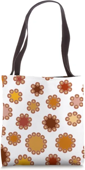 Jolly Cute Floral Polka Dot Pattern Design Tote Bag