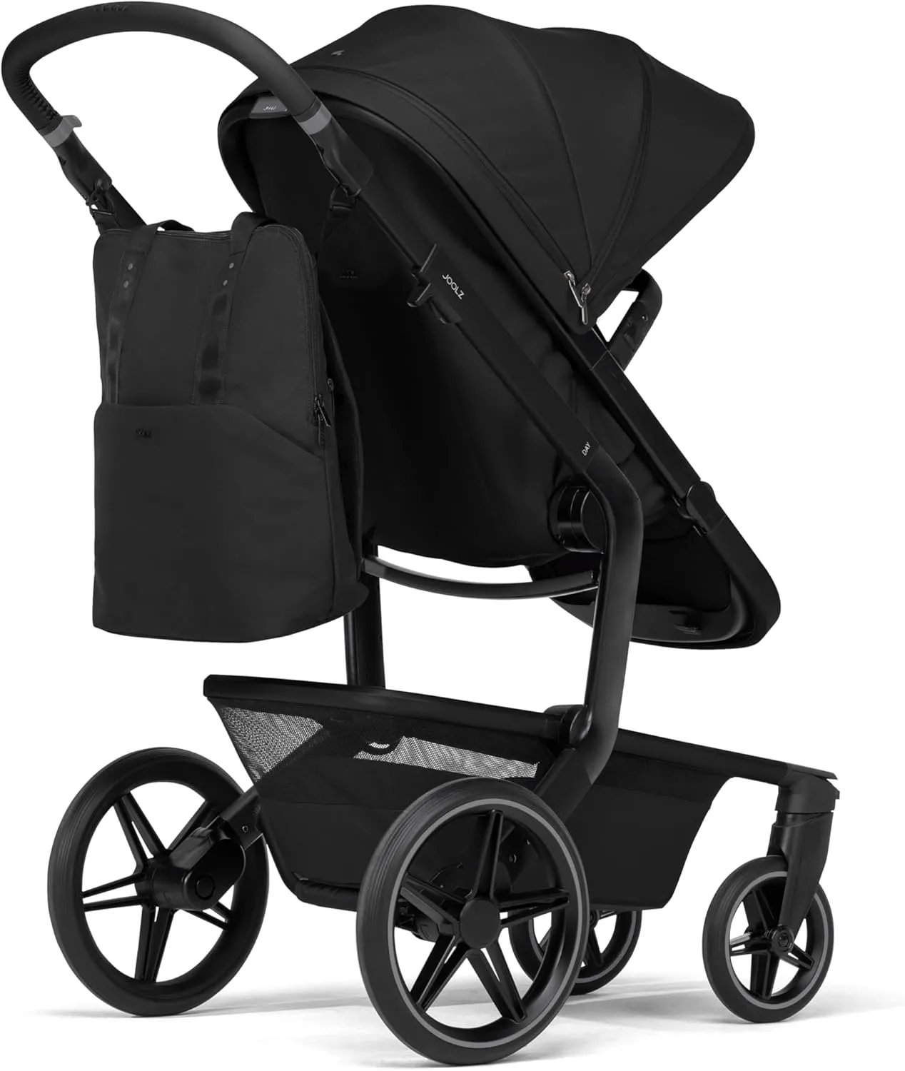 Joolz Changing Backpack - Diaper Bag Backpack - Stylish Baby Bag with Portable Changing Pad, Insulated Compartment, Laptop Pocket & Eco-Friendly Design- Compatible with Hub/Day/Geo - Space Black