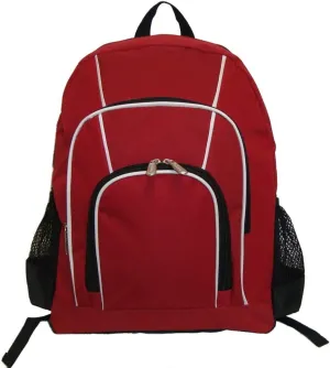 K-Cliffs 16 Inch Rip-stop Multi Pocket Backpack w/Side Mesh Pockets