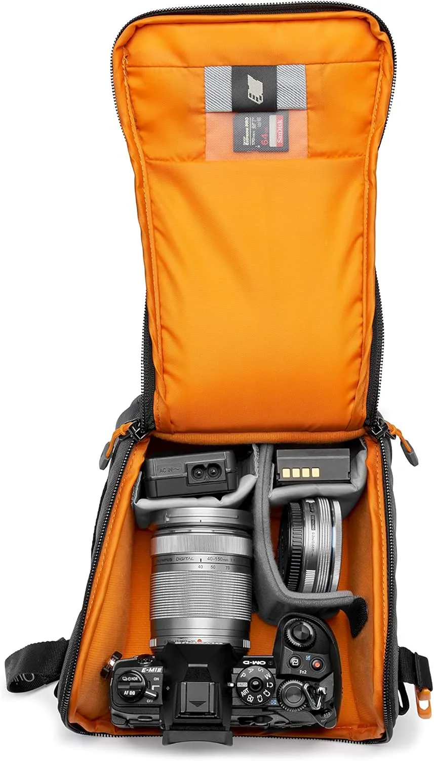 Kameratasche Lowepro GearUp Creator Box für spiegellose Oder DSLR-Kamera mit Zugriff über QuickDoor und anpassbaren Fachteilern für spiegellose Kameras wie Sony α9 - LP37348-PWW