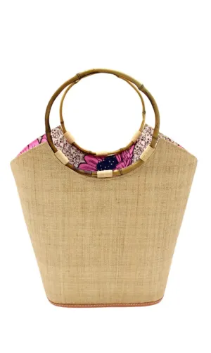 Karai Bamboo Raffia Basket