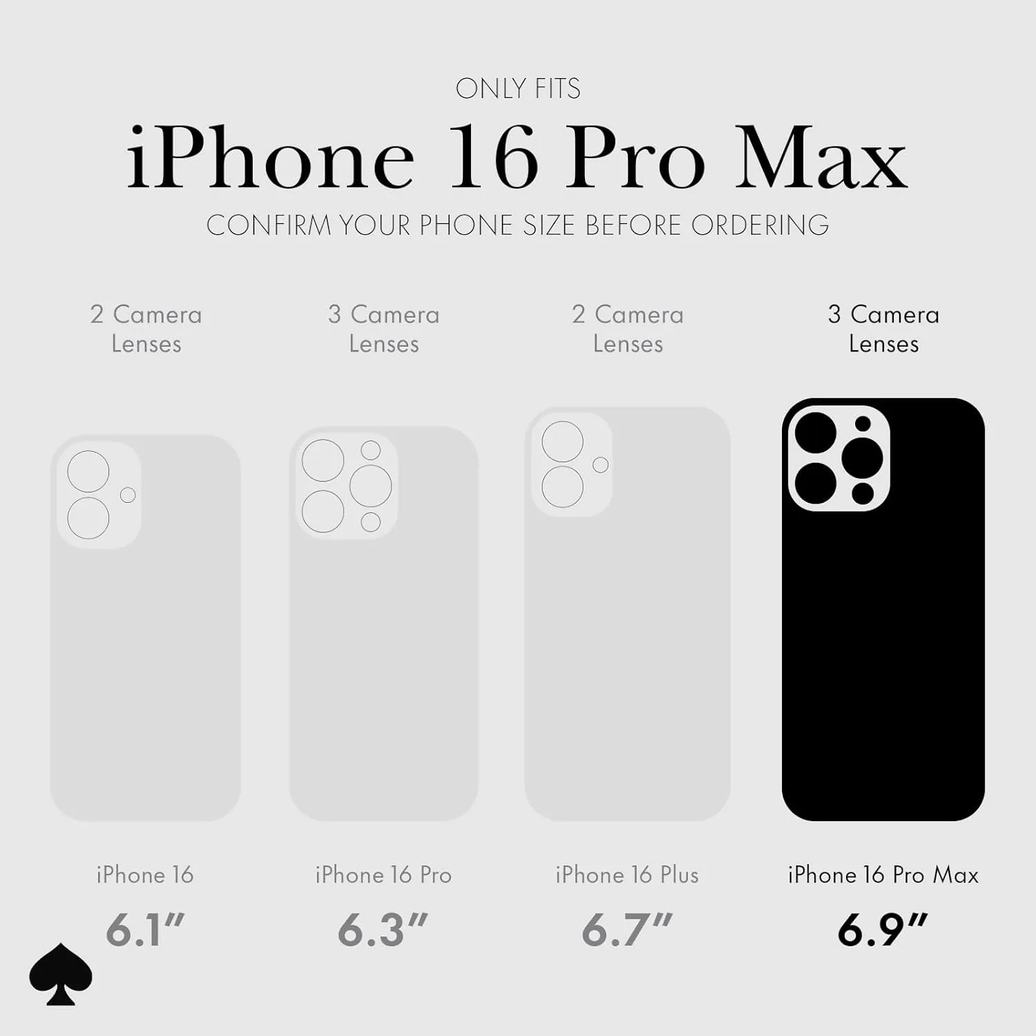 kate spade new york iPhone 16 Pro Max Case - Compatible with MagSafe - Designer Phone Case - Tortoise