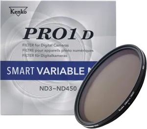 Kenko ND Filter PRO1D Smart Variable NDX3-450 Filter 82mm, for reducing The Amount of Light, Stepless Concentration Adjustment