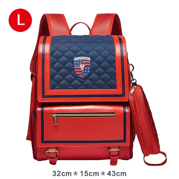 Kids school backpack for Boys, Girls in Grade 4-6 Waterproof Large Capacity