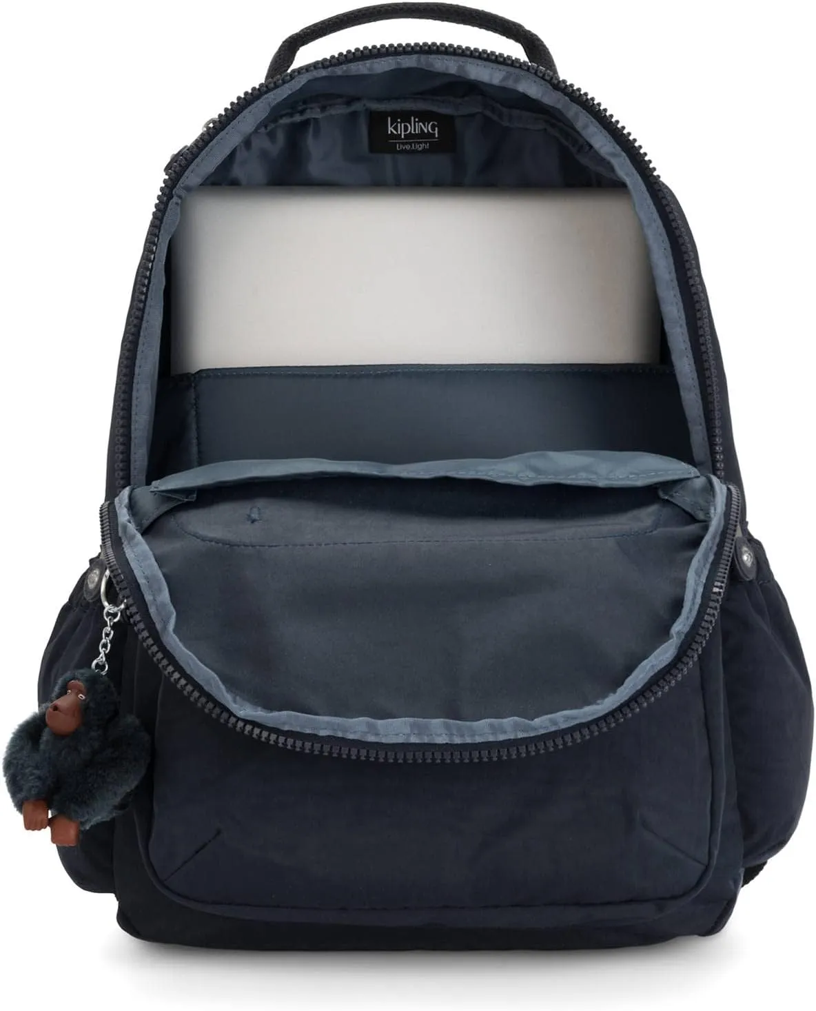 Kipling Women's Seoul 15" Laptop Backpack, Durable, Roomy with Padded Shoulder Straps, Built-In Protective Sleeve