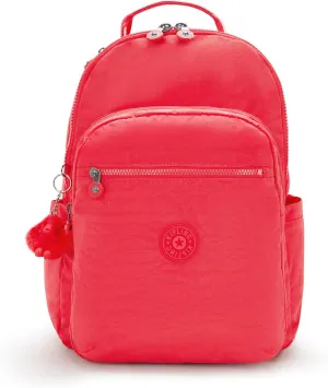 Kipling Women's Seoul 15" Laptop Backpack, Durable, Roomy with Padded Shoulder Straps, Built-In Protective Sleeve