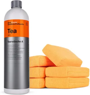 KOCHCHEMIE Koch-Chemie Teerwasche (Tea) Cleaner & Pearl Applicator Sponge Bundle