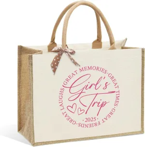 KongMoTree Bride Bag, Bride Gifts, Bridal Shower Gifts, Canvas Tote Bag, Wedding Honeymoon Gift Reusable Shoulder Bags