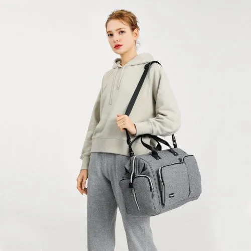 Kono Multi-Compartment Maternity Bag - Black