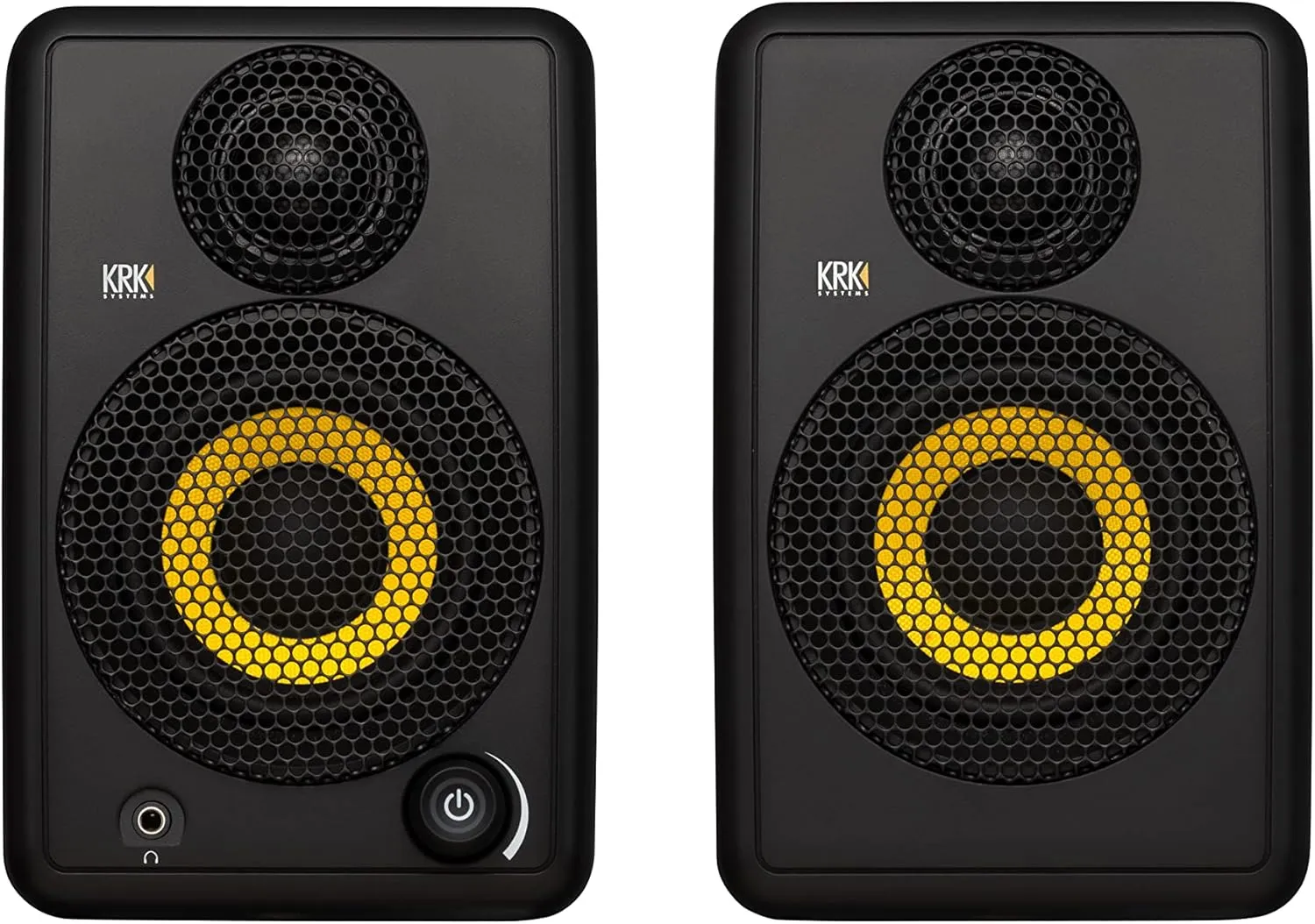 KRK GoAux 3 3" Portable Monitors, 3 inches (GOAUX3-NA)