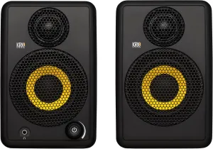 KRK GoAux 3 3" Portable Monitors, 3 inches (GOAUX3-NA)