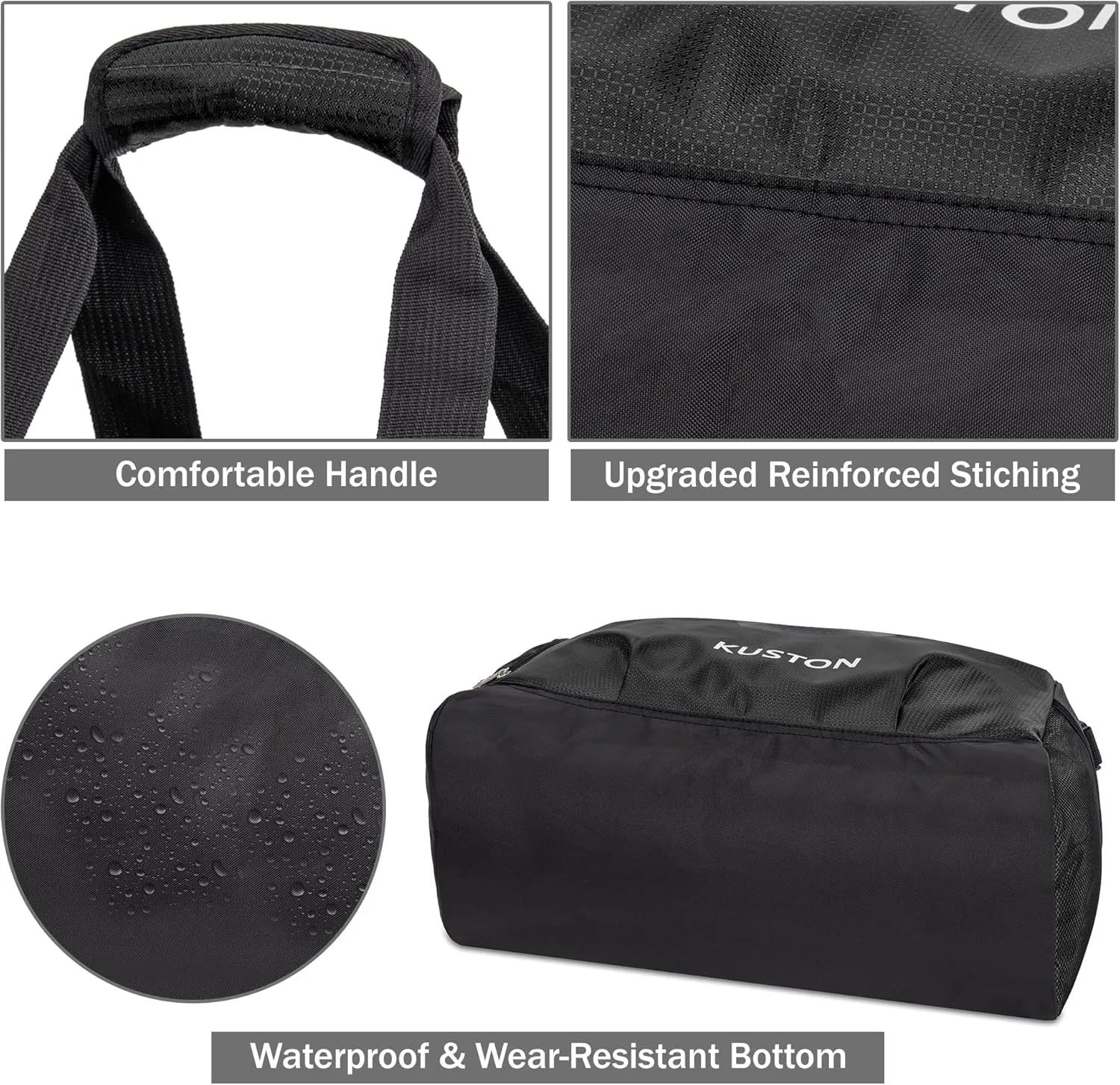 Kuston Sports Gym Bag with Shoes Compartment Travel Duffel Bag for Men and Women