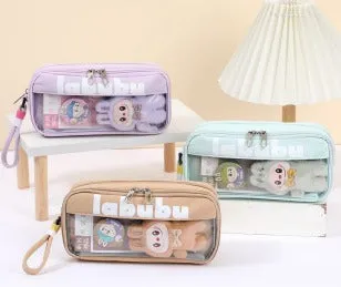 Labubu Plush Pencil Pouch – Cute & Functional