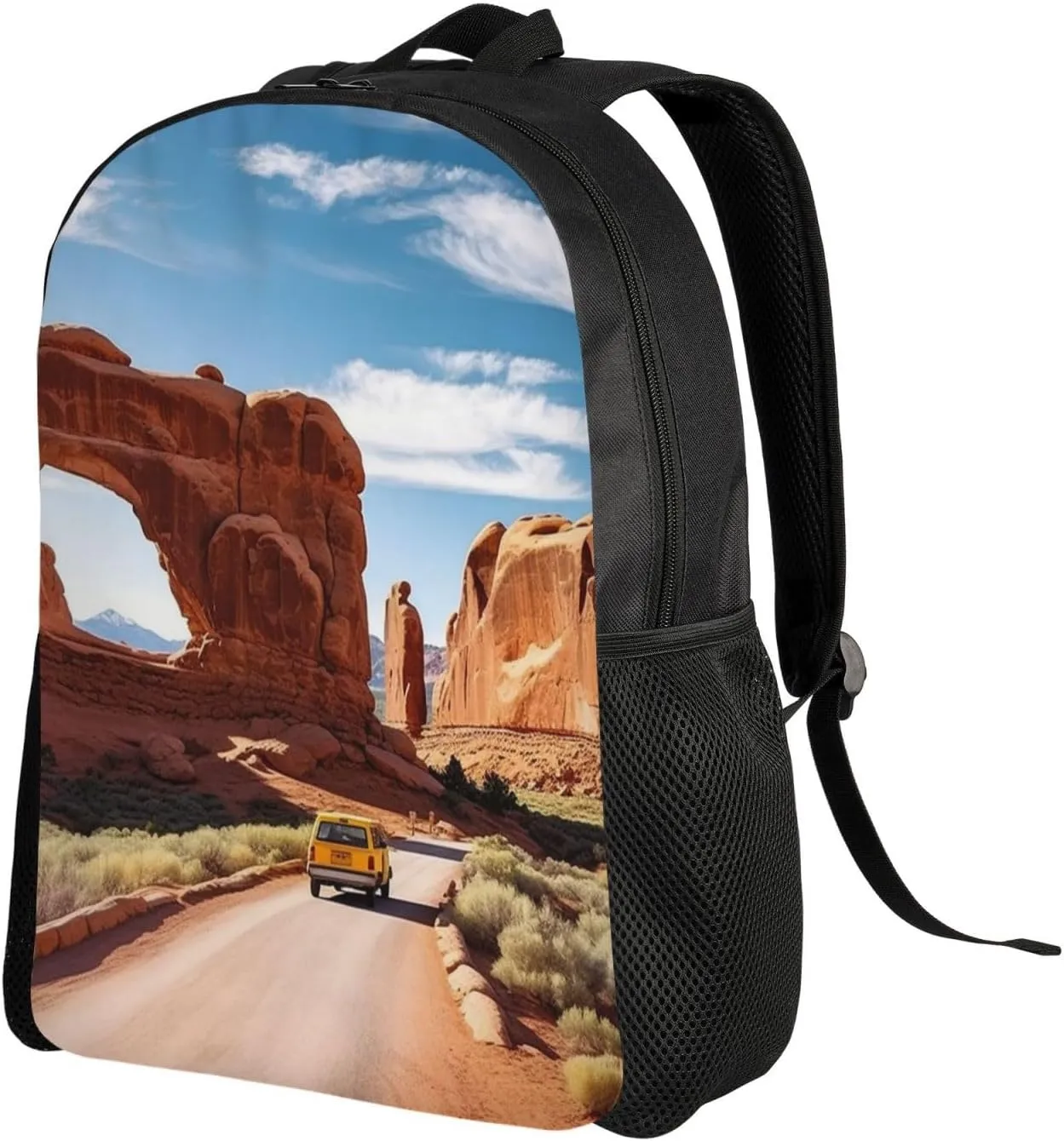 Laptop Backpack for Men Women Carry On Backpack Arches national park entrance Backpack Lightweight Travel Bag Casual Daypack