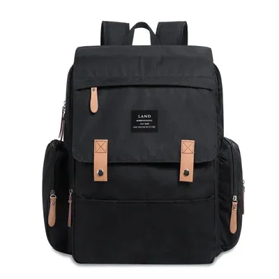 Large Capacity Diaper Backpack with Changing Mat