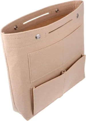 Large Capacity Felt Storage Pouch Liner Versatile Makeup Pouch for Cosmetics and Toiletries Ideal Organizer for Handbags