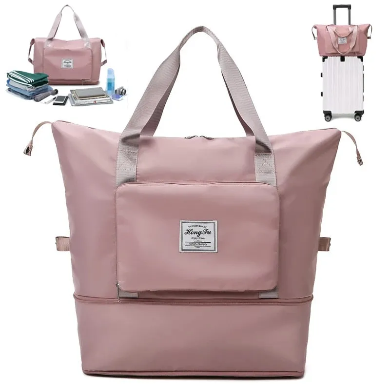 Large Capacity Folding Travel Bags Waterproof Luggage Tote Handbag Travel Duffle Bag