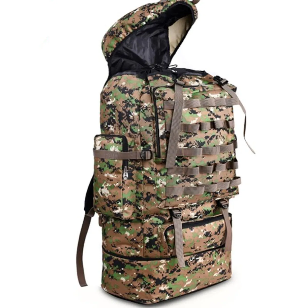 Large Capacity Waterproof Backpack for Outdoor Camping and Hiking (100L)