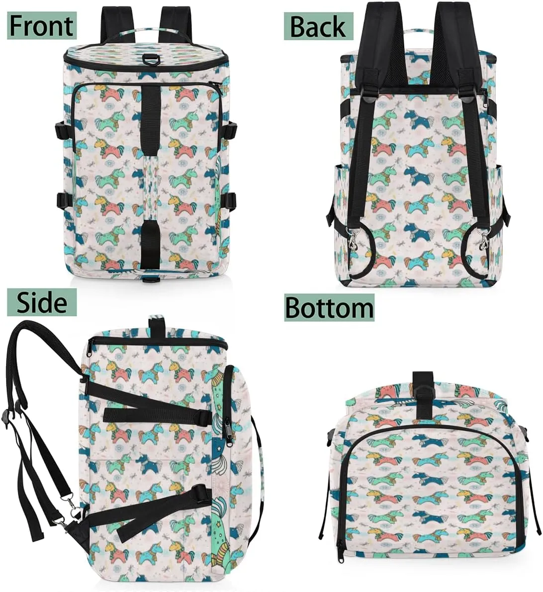 Large Sports Gym Bag With Shoe & Laptop Compartment 47L Waterproof Travel Duffel Bags for Men Women Cute Design Luggage Backpack Duffle Bag