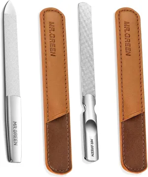 Large Stainless Steel Nail File with Medium Pointed Stainless Steel Nail File