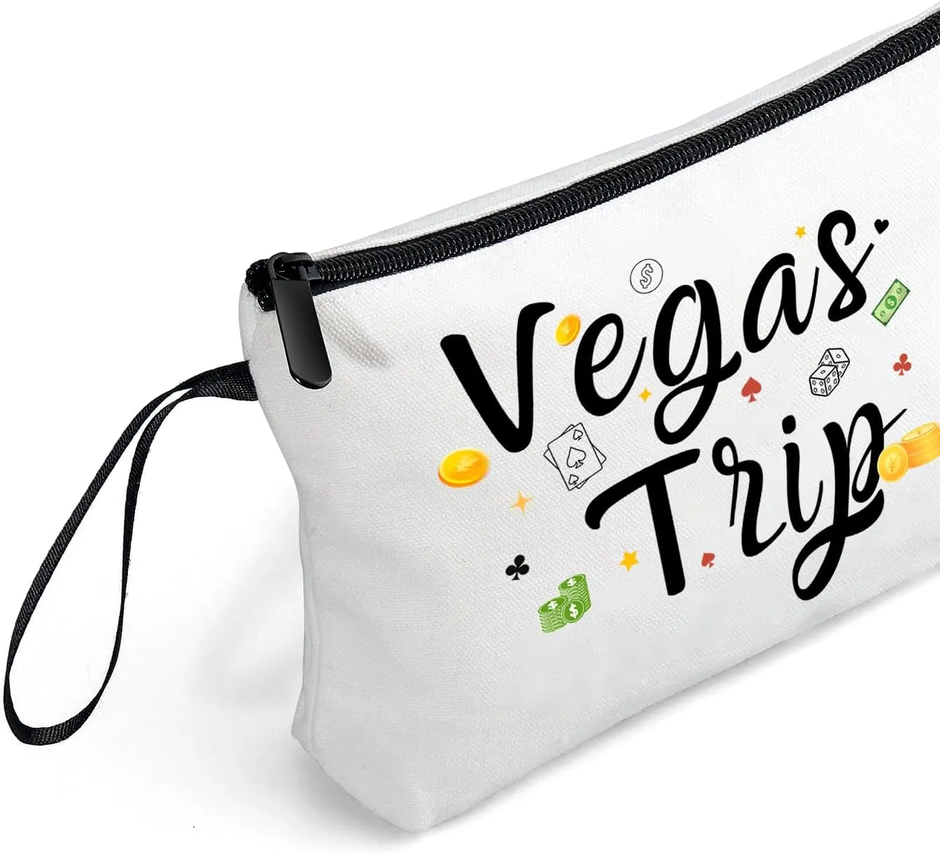 Las Vegas Souvenir,Vegas Purse,Vegas Gifts,Weekender Bags for Women,Small Cosmetic Bag Makeup Pouch,Vegas Trip Bridesmaid Wedding Gift,Fun Girls Trip Gifts,Vegas Bachelorette Gift