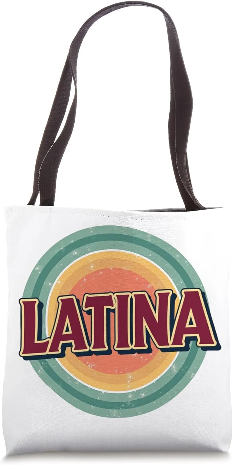 Latina Retro Design Tote Bag