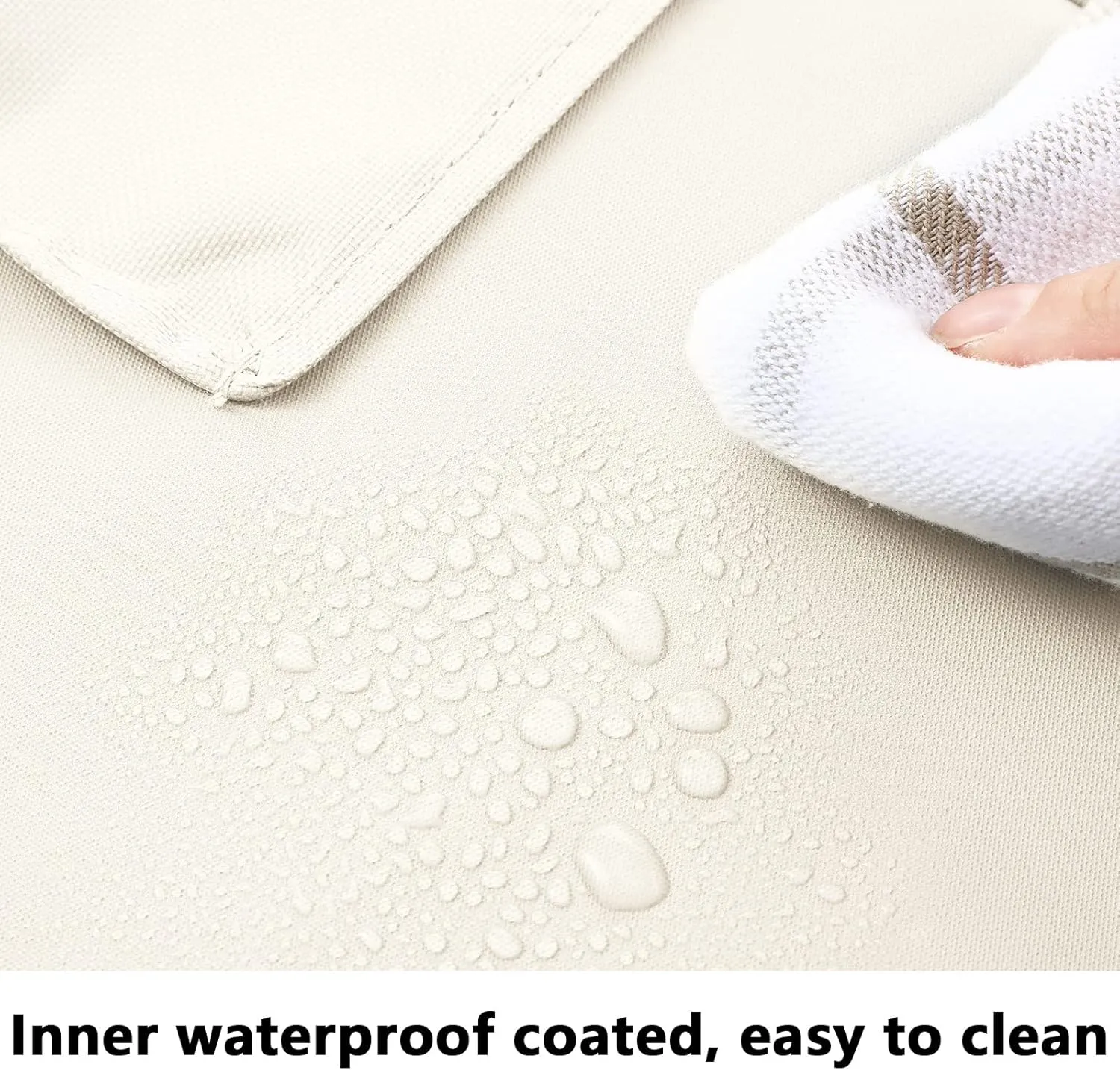 Laundry Sorter Replacement Bags Hamper Cart Removable Replacement Laundry Storage Organizer Bag Hamper Liner, No Hooks 14.76 x 8.66 x 21.65 Inch(Beige, Gray, Black,3 Pcs)