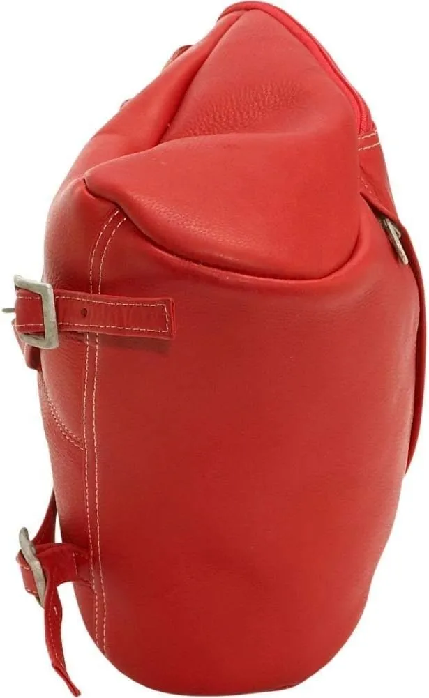 Le Donne Leather Women’s Leather U-Zip Mini Backpack Purse – Full-Grain Colombian Vaquetta Leather, 9.5” x 10.5” x 3.5”, Cafe