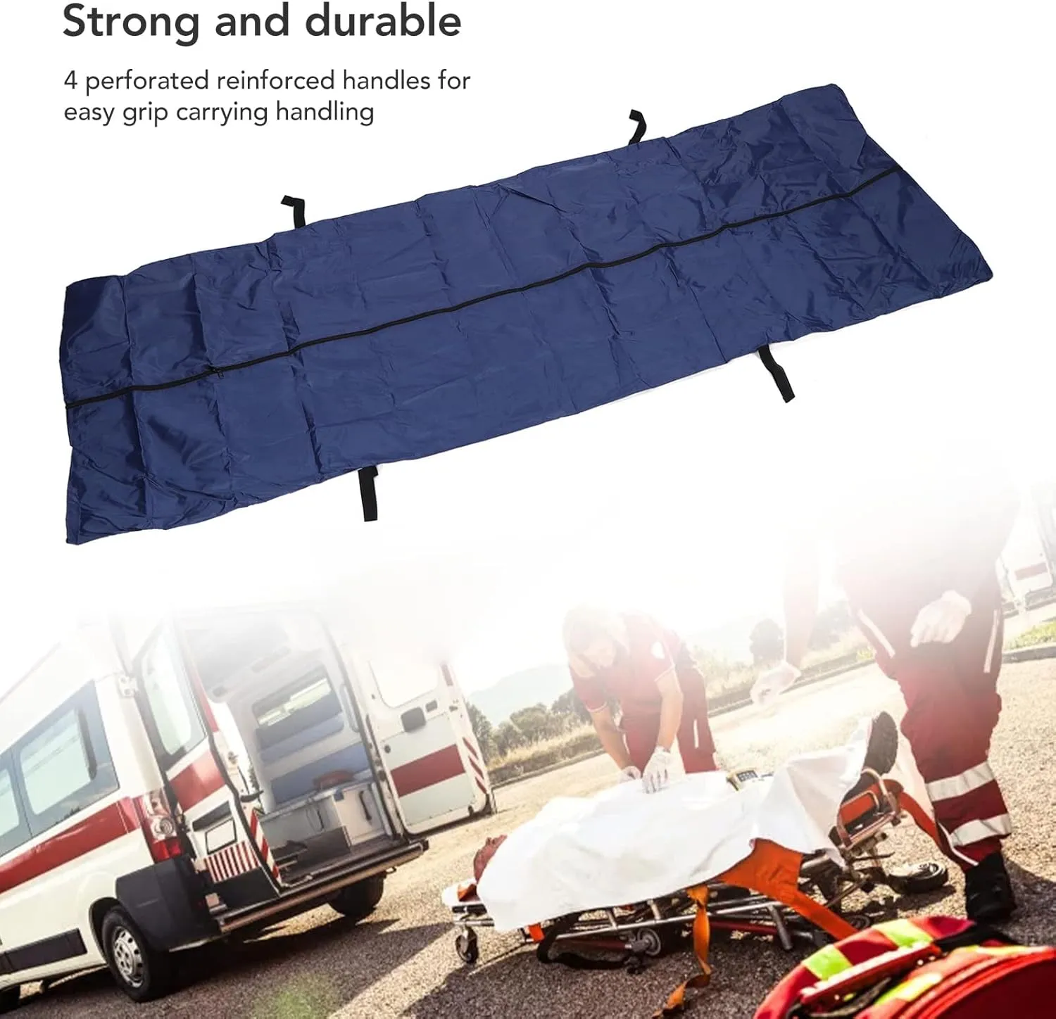 Leak Proof Corpse Storage Bag Thickened Emergency Dead Body Bag for Funeral Supplies (200 * 90cm)