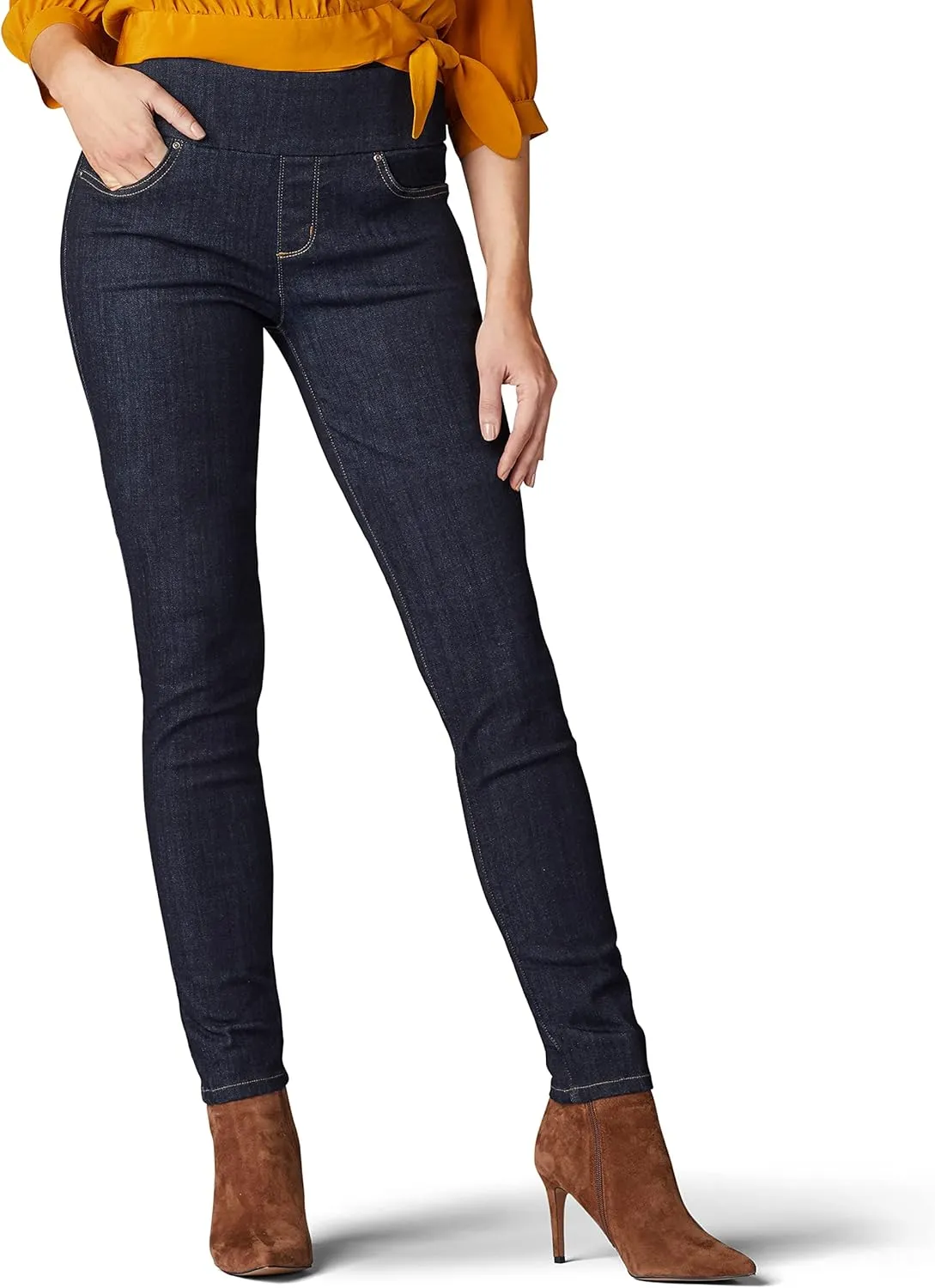 Lee Women's Sculpting Slim Fit Skinny Leg Pull on Jean