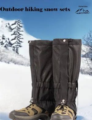 Leg Hiking Gaiters,Unisex Outdoor Snow and Sand Gaiters, Waterproof Leg Protectors for Hiking, Mountaineering, and Desert Activities