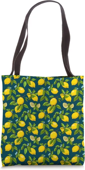 Lemon Pattern Tote Bag