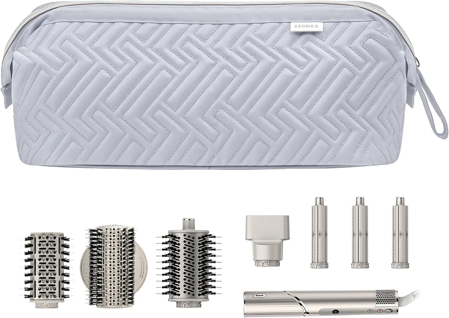 Leudes Hair Tools Travel Bag for Shark Flexstyle Carrying Case Portable Shark Hair Air Wrap Dryer Case Waterproof Dustproof Flat Curling Iron Travel Organizer