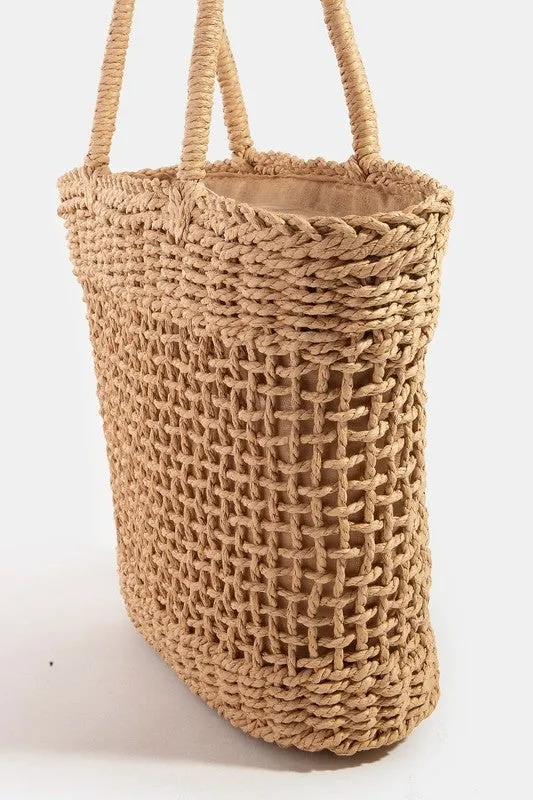 Lido Basket Tote Bag