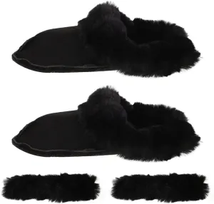 LIFKOME Warmth Comfort: Plush Lined Insoles for Winter Clogs Long Hair Insulation Liners for Women's Shoes