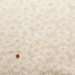 Linen-blend Jacquard Fabric - Floral
