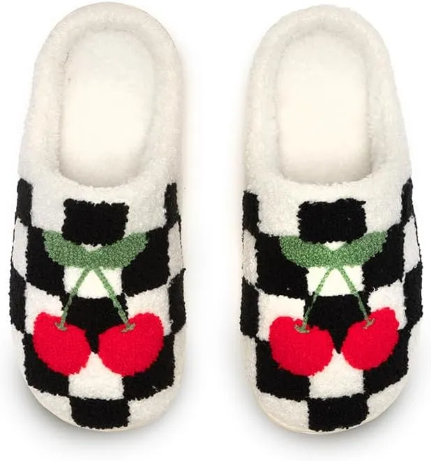 Living Royal Plush Slippers, Cozy Non-Slip Rubber Sole, Soft 100% Polyester, Silly Funny Comfortable Fuzzy Design