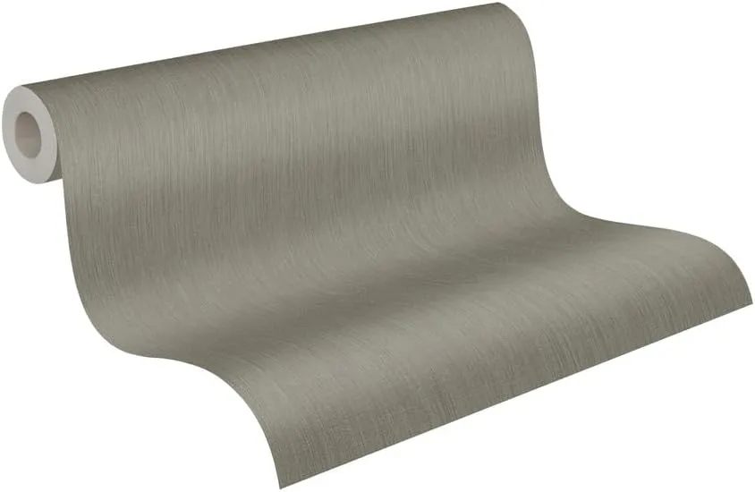 Livingwalls Daniel Hechter 7 781556 Non-Woven Wallpaper Plain 10.05 m x 0.53 m Khaki Wallpaper Textile Structure