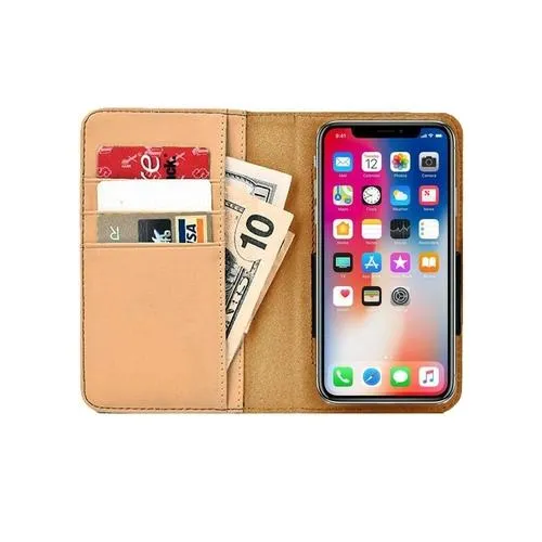 Love and Dog Wallet Phone Case w/ RFID Blocker