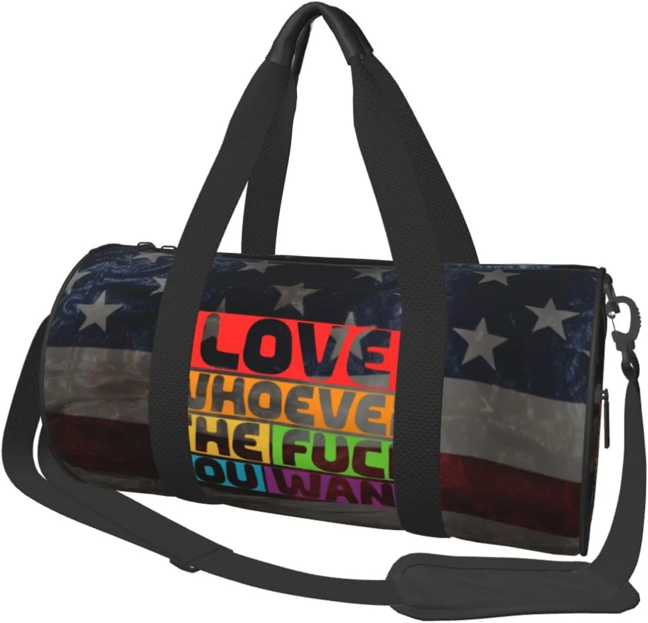 Love Whoever The Fuck You Want Duffel Bag Gym Bag Travel Sports Tote Large Foldable Beach Swim Yoga8