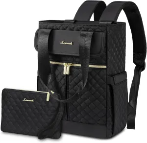 LOVEVOOK Backpack Purse for Women, Convertible Small Backpack Tote for Woman, Mini College Daypack for Work, Daily, Travel, 2pcs set