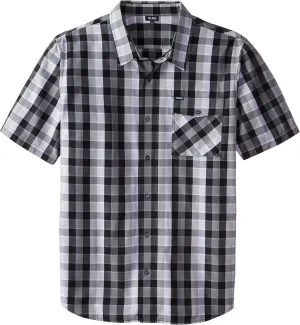 LRG Men's Big-Tall RC Plaid Short Sleeve Woven