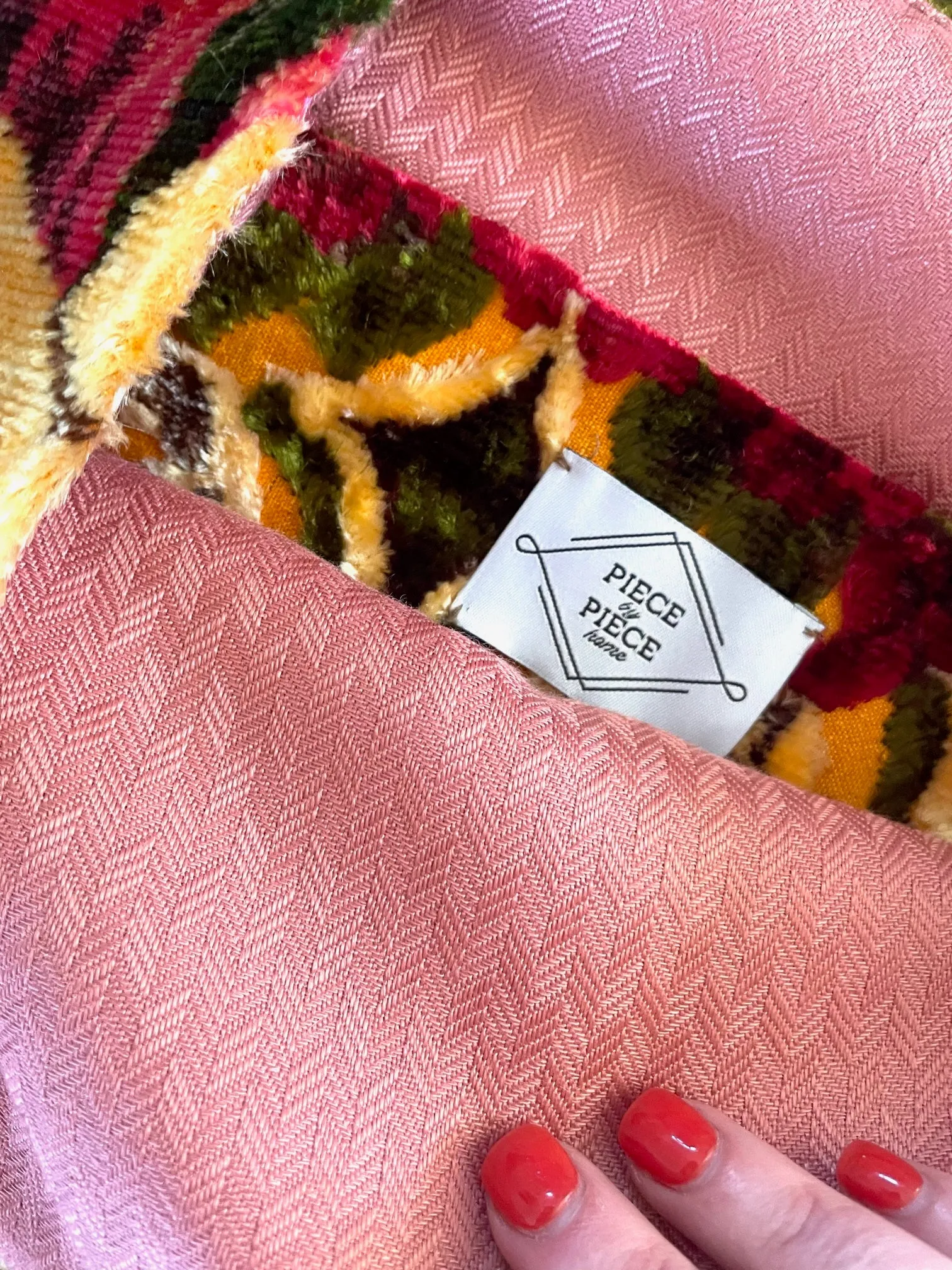 Luxe glory tote: cherub bamboo