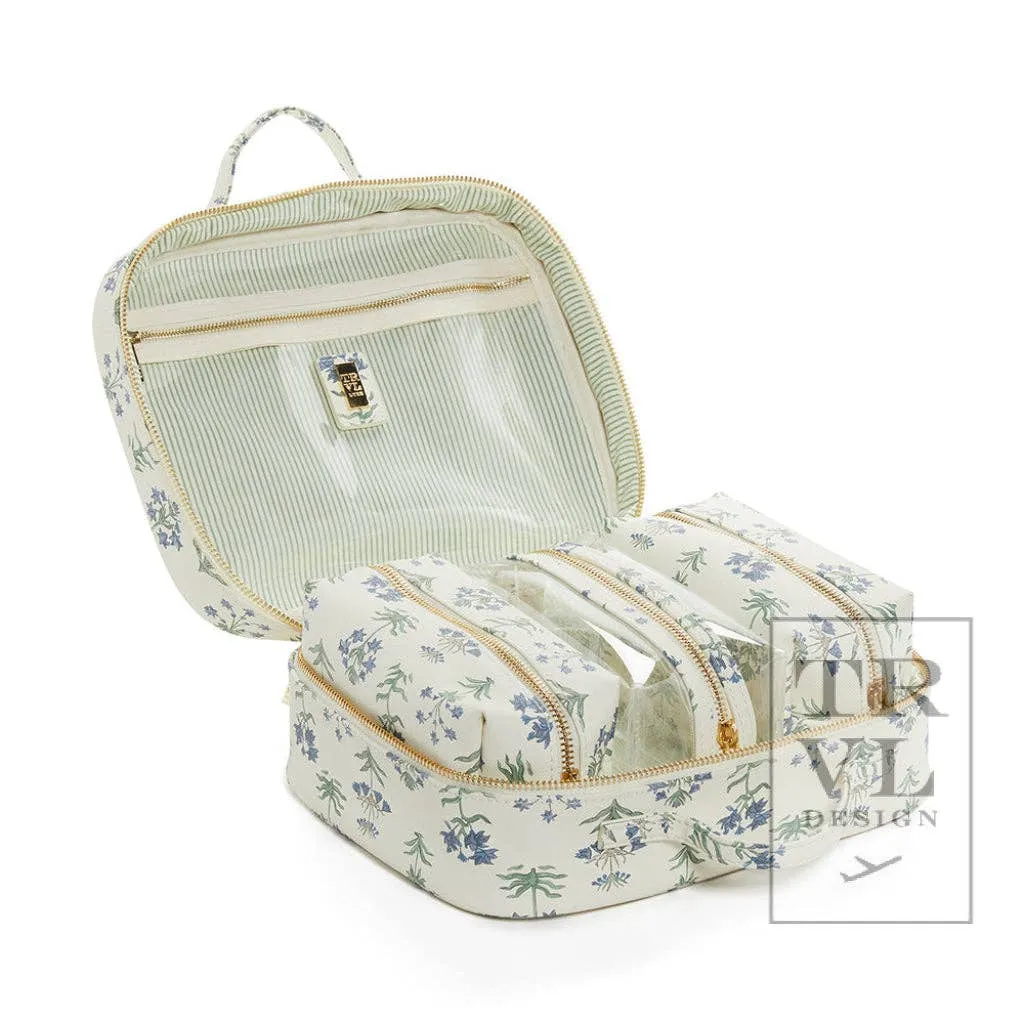 Luxe Toiletry Case - Provence With Green