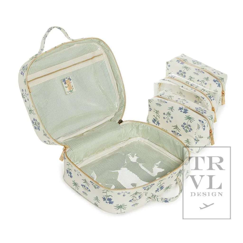 Luxe Toiletry Case - Provence With Green